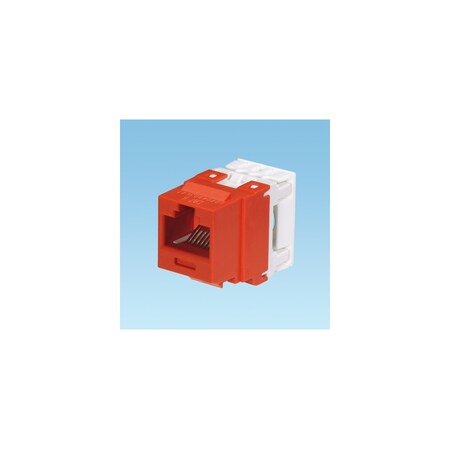 Panduit CATEGORY 6A NETKEY PUNCHDOWN, MODULE, RED, 699965